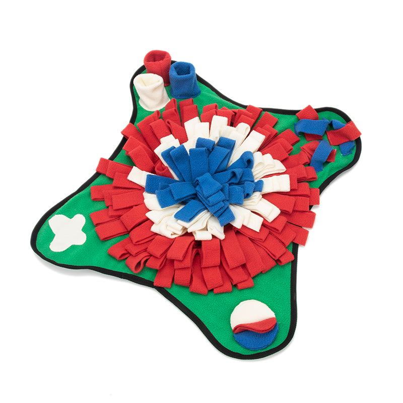 KFX-2968893 Pet Snuffle Mat for Interactive Feeding - For Dogs & Cats, Improves Foraging Skills, Indoor/Outdoor Use, 45x45 cm