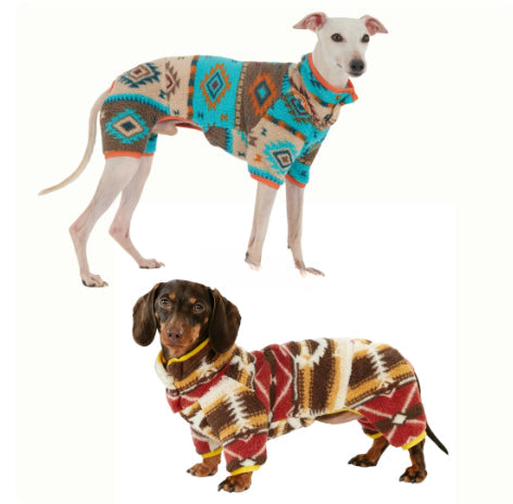 KFX-2970173 Cozy Four-Legged Pet Clothing for Autumn and Winter – Keeps Pets Warm in Red or Blue