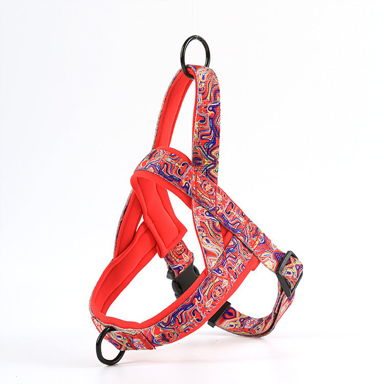 KFX-2970685 Pet Vest Chest Strap with Hand-Holding Rope - Various Colors Available