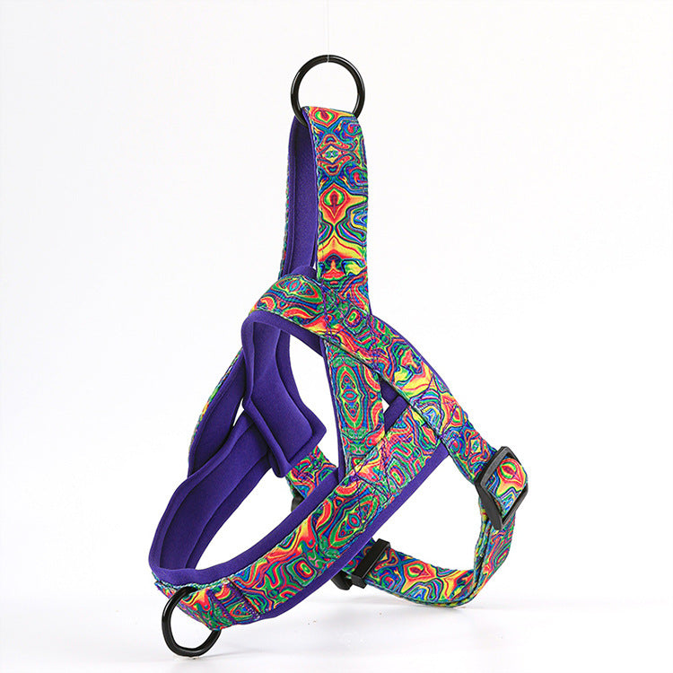 KFX-2970685 Pet Vest Chest Strap with Hand-Holding Rope - Various Colors Available