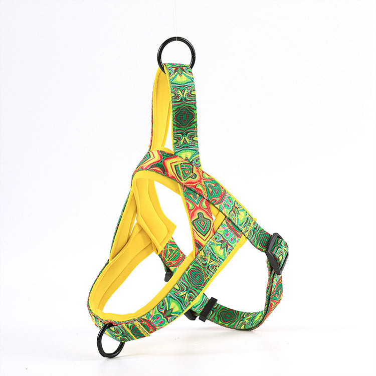KFX-2970685 Pet Vest Chest Strap with Hand-Holding Rope - Various Colors Available