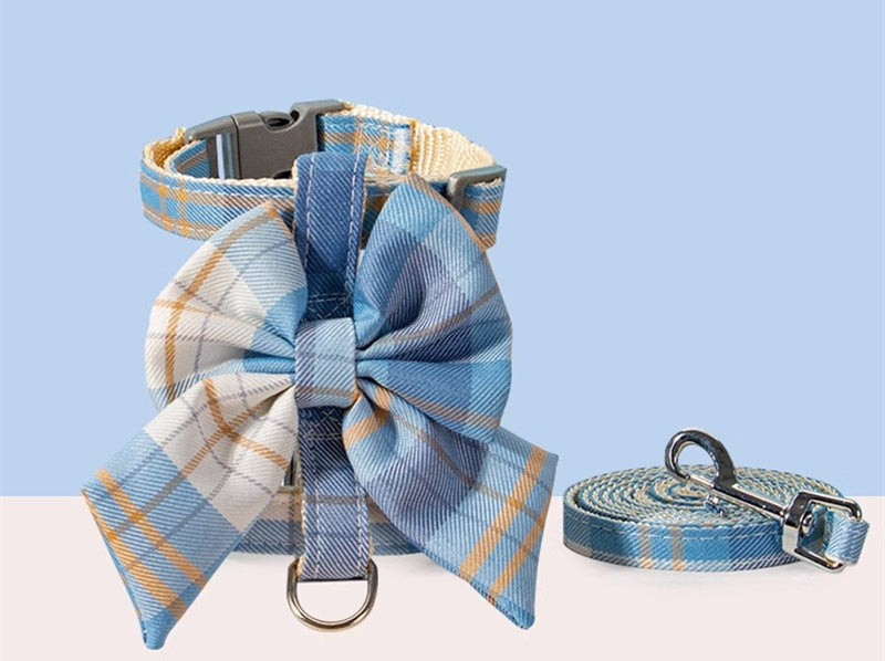 KFX-2971197 Dog Skirt with Leash Set - Soft Cotton Nylon for Small & Medium Pets, Multiple Colors Available