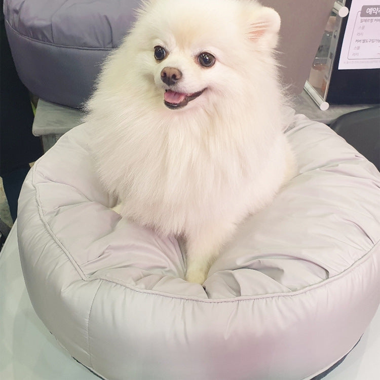 KFX-2971453 Moisture-Proof Dust Resistant High Elastic Removable Washable Large Round Pet Bed