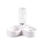 KFX-2971581 Dual-Use Cat and Dog Bowl with Non-Wet Mouth Design - Available in Pink, Blue, and White