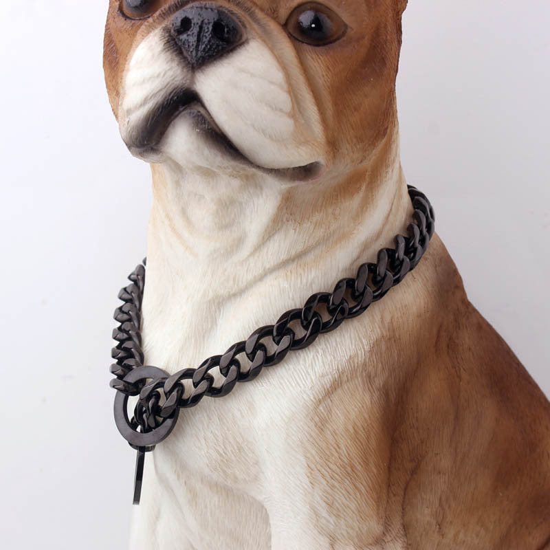 KFX-2974013 Stainless Steel Coarse Traction Chain for Dogs – Various Sizes and Colors Available