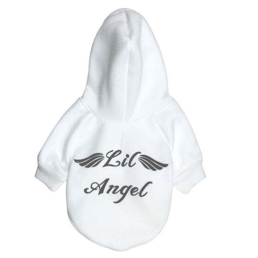 KFX-2975549 Cozy Fleece Hooded Sweater for Small Dogs - Casual Design in Multiple Sizes and Colors
