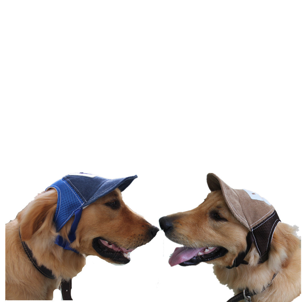 KFX-2976189 Breathable Pet Baseball Cap in Corduroy - Adjustable Sizes for All Seasons