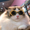 KFX-2978749 Multi-Color Round Frame Sunglasses for Dogs and Cats - UV380 Protection