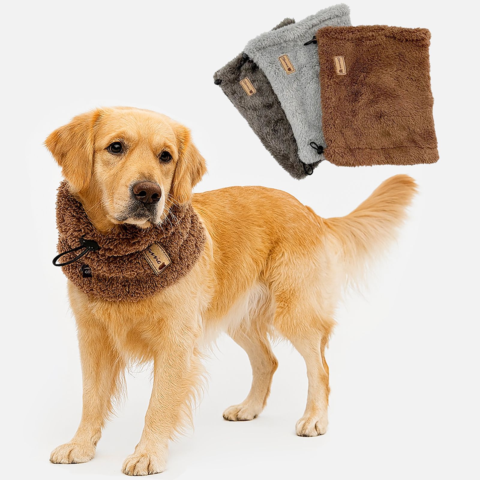 KFX-2981309 Adjustable Dog Head Cover for Warmth and Startle Reaction Prevention