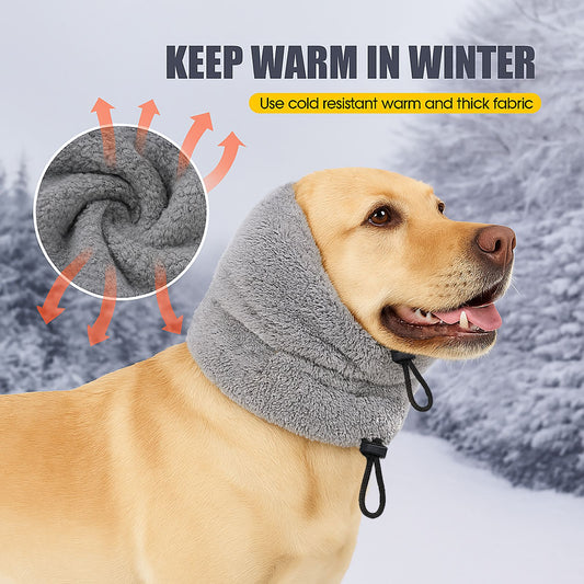 KFX-2981309 Adjustable Dog Head Cover for Warmth and Startle Reaction Prevention