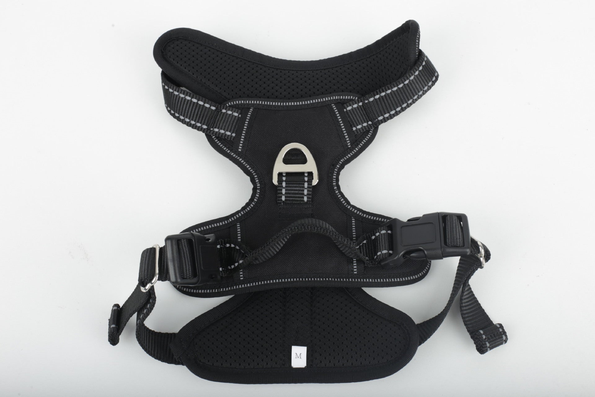 KFX-2981949 Large Multi-Color Nylon Dog Harness with Handheld Rope for Commuting