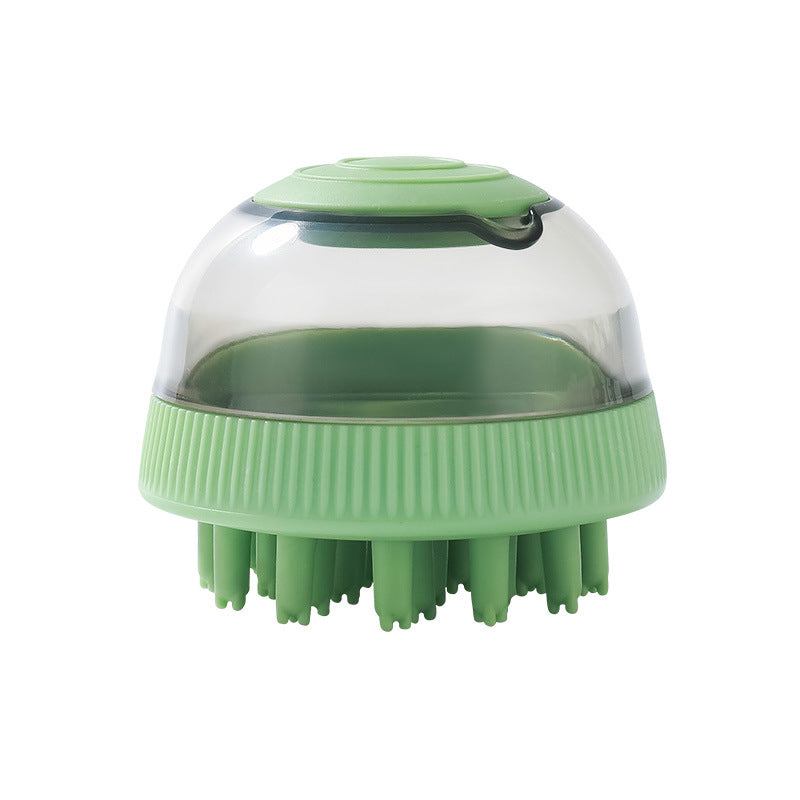 KFX-2982717 2-in-1 Pet Bath Brush Replacement Head - ABS Material for Dogs in Green, Purple, Blue