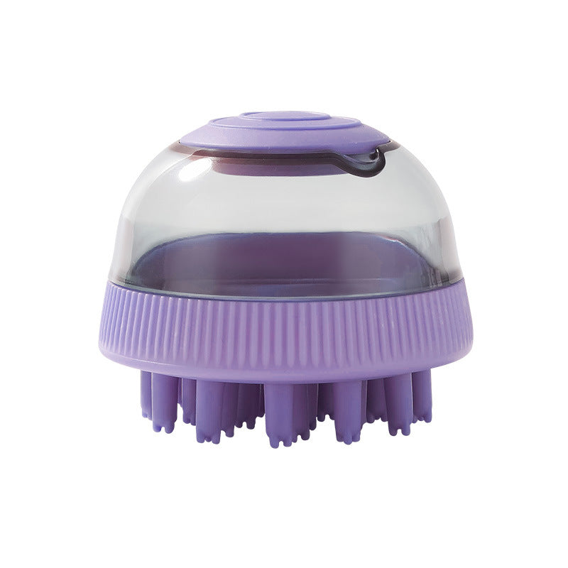 KFX-2982717 2-in-1 Pet Bath Brush Replacement Head - ABS Material for Dogs in Green, Purple, Blue