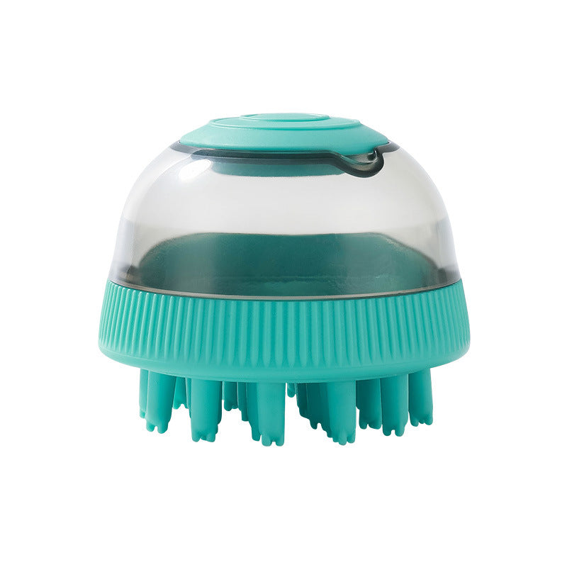 KFX-2982717 2-in-1 Pet Bath Brush Replacement Head - ABS Material for Dogs in Green, Purple, Blue