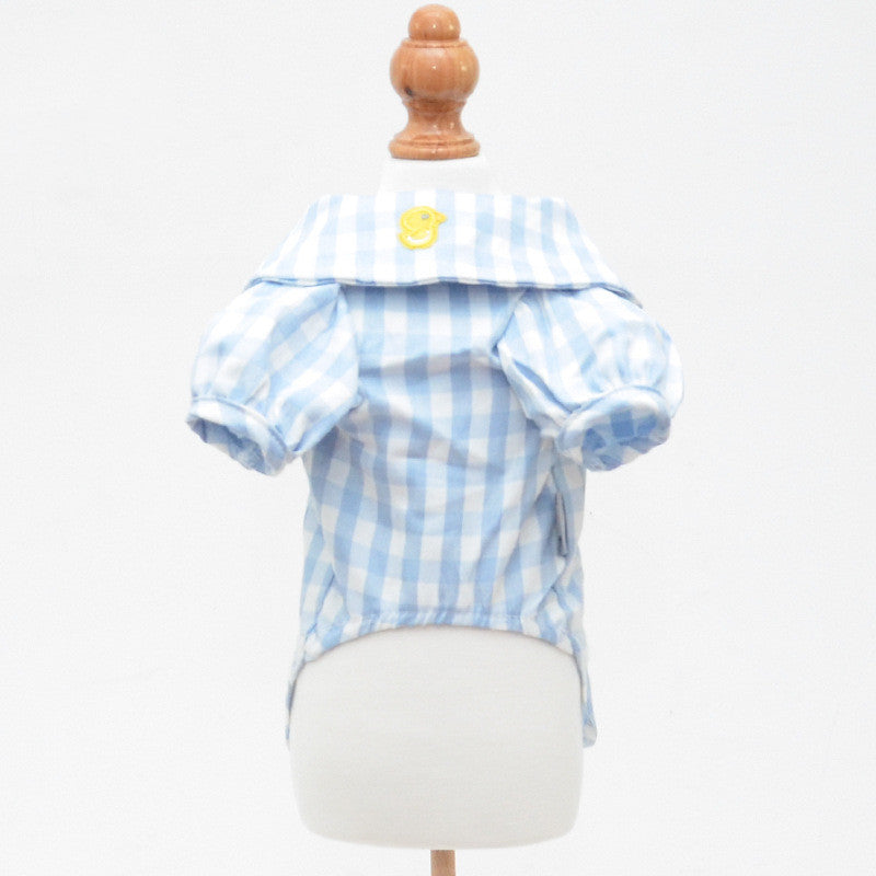 KFX-2985277 Colorful Two-Legged Pet Shirt for Puppies - Green, Yellow, Blue, Pink, Sizes S-XXL