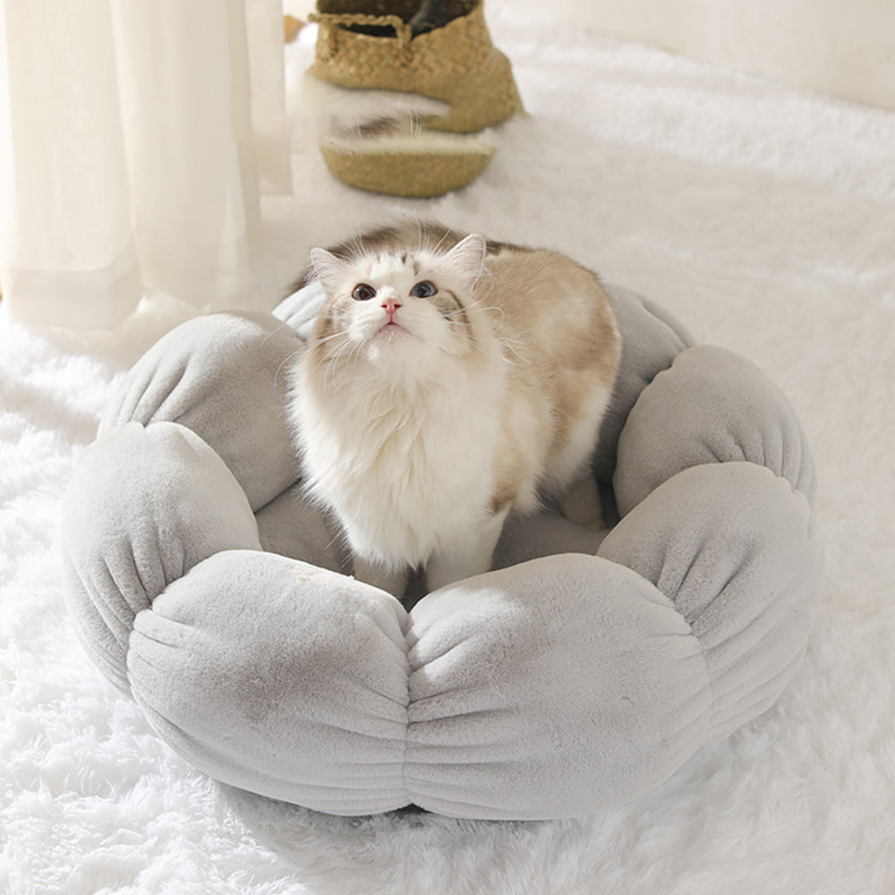 KFX-2986941 Warm Thick Cat Litter with High Resilience Thermal Cotton Filling in Lovely Style