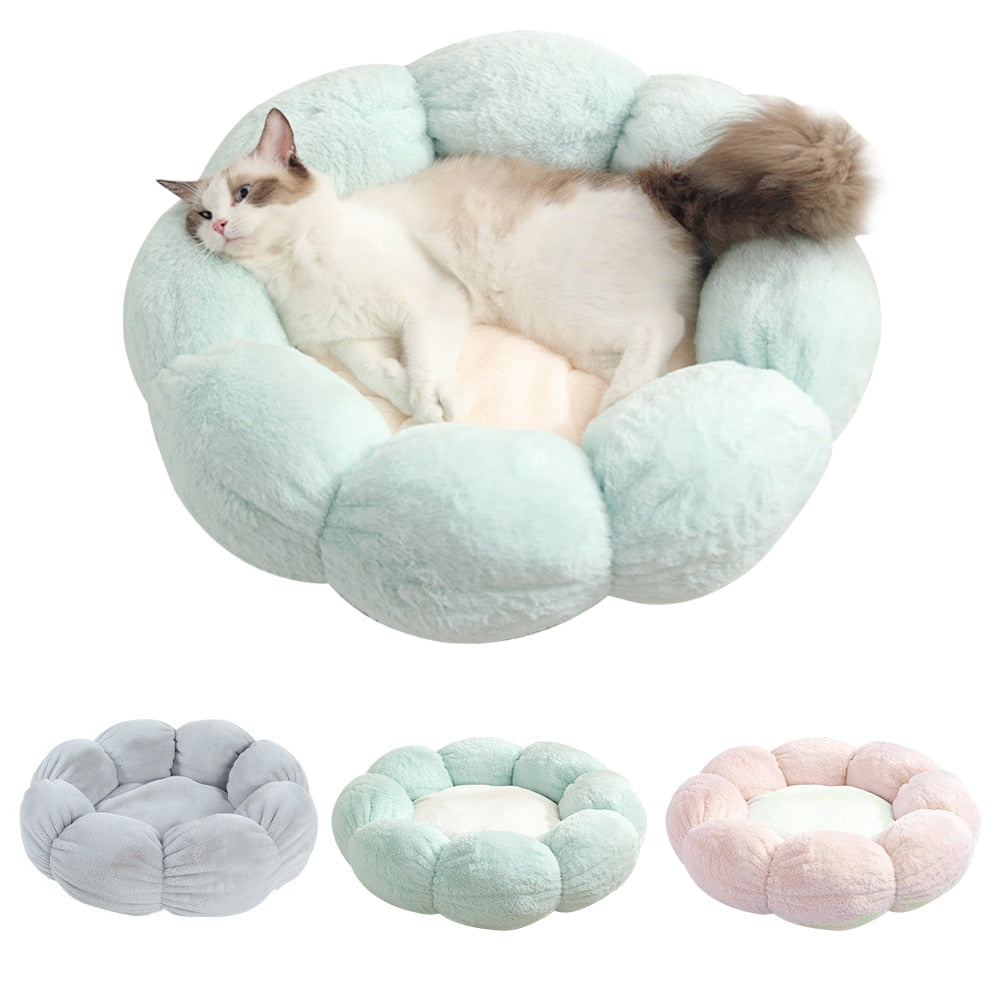 KFX-2986941 Warm Thick Cat Litter with High Resilience Thermal Cotton Filling in Lovely Style