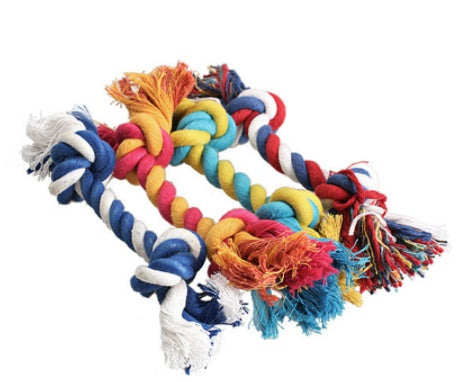 KFX-2987709 Durable Cotton Rope Dog Knot Toy for Play and Chewing
