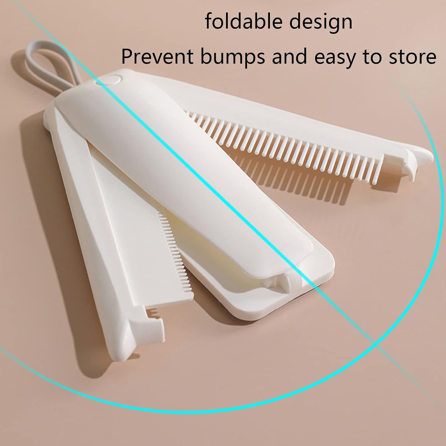 KFX-2990141 Professional 3-in-1 Pet Grooming Comb with Rounded Pins and Lint Brush for Cats and Dogs