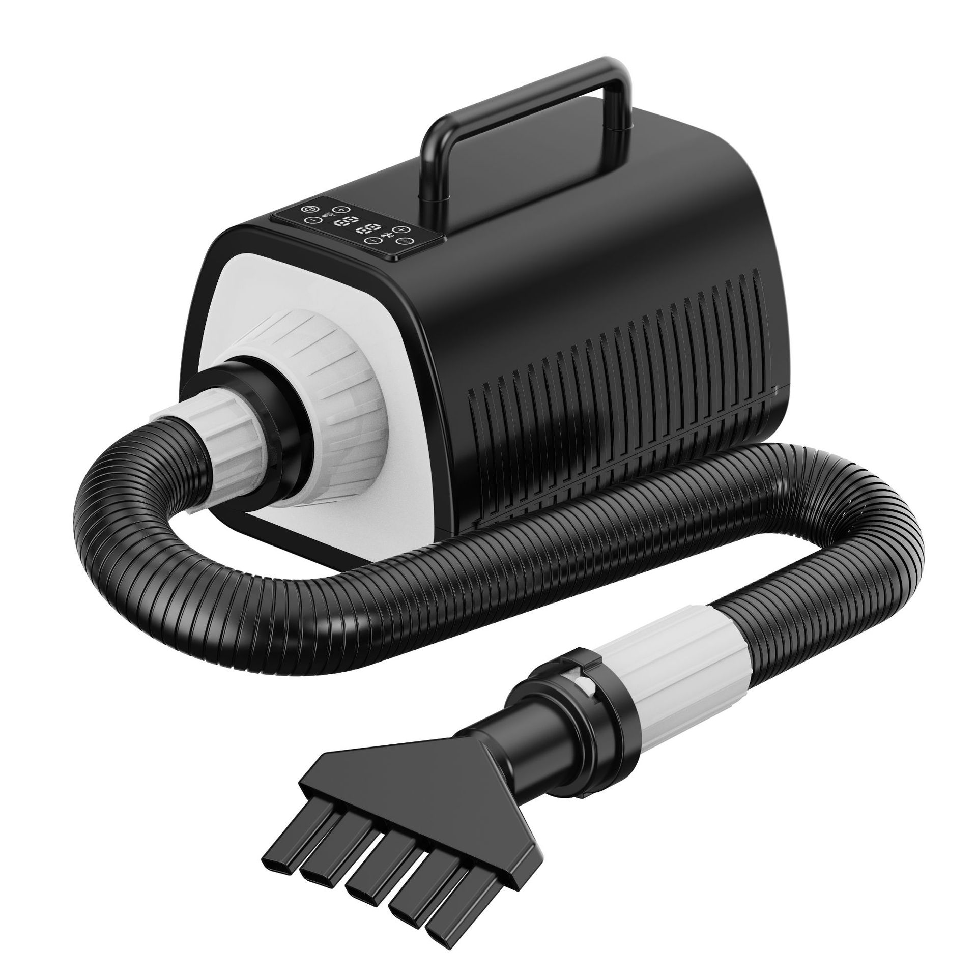 KFX-2994109 High-Power 2000W Pet Hair Dryer for Dogs – Smart Touch in Pink, Black, and White