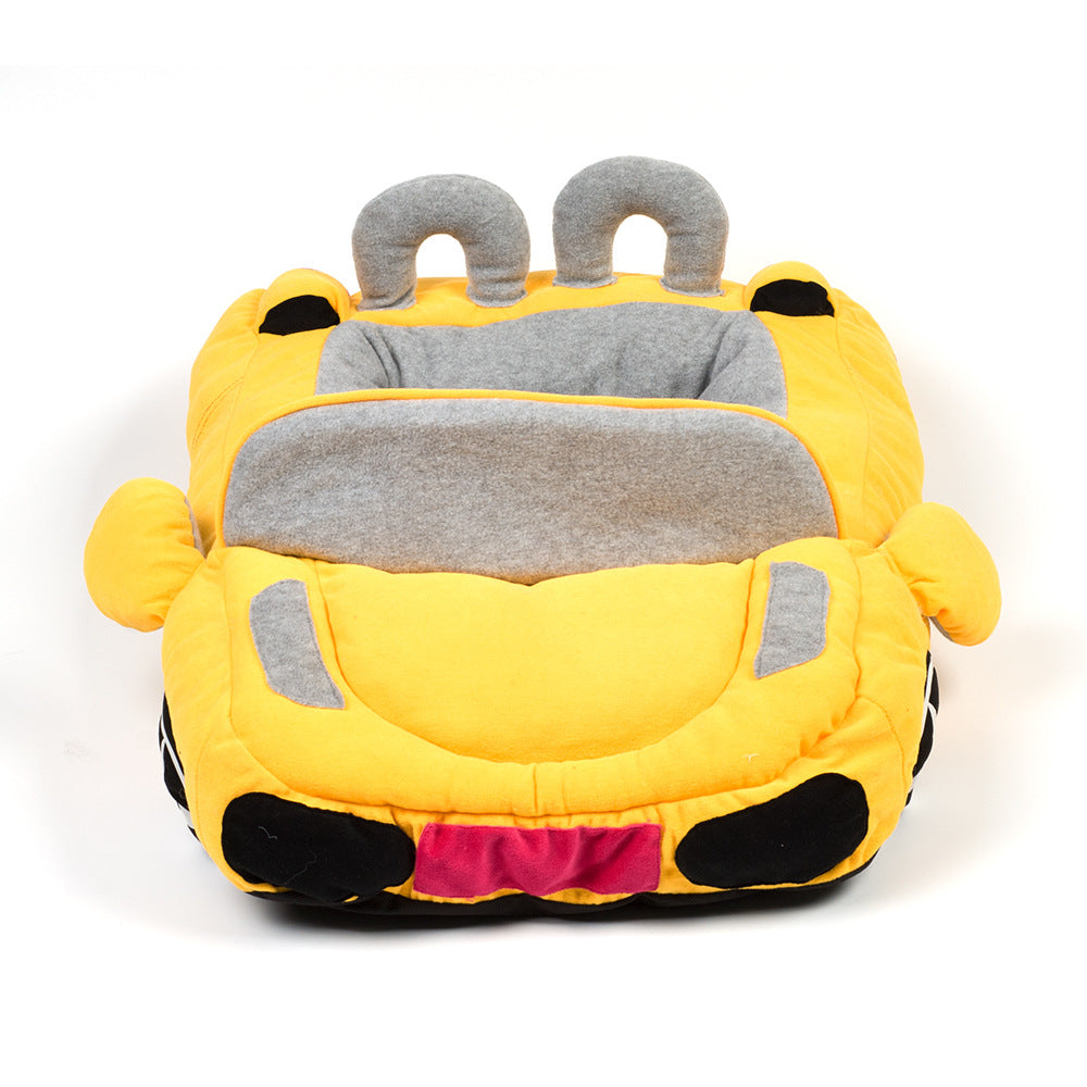 KFX-2998461 Stylish Dense Velvet Pet Sofa Bed with Encryption Sponge Filling - 72×50×30cm