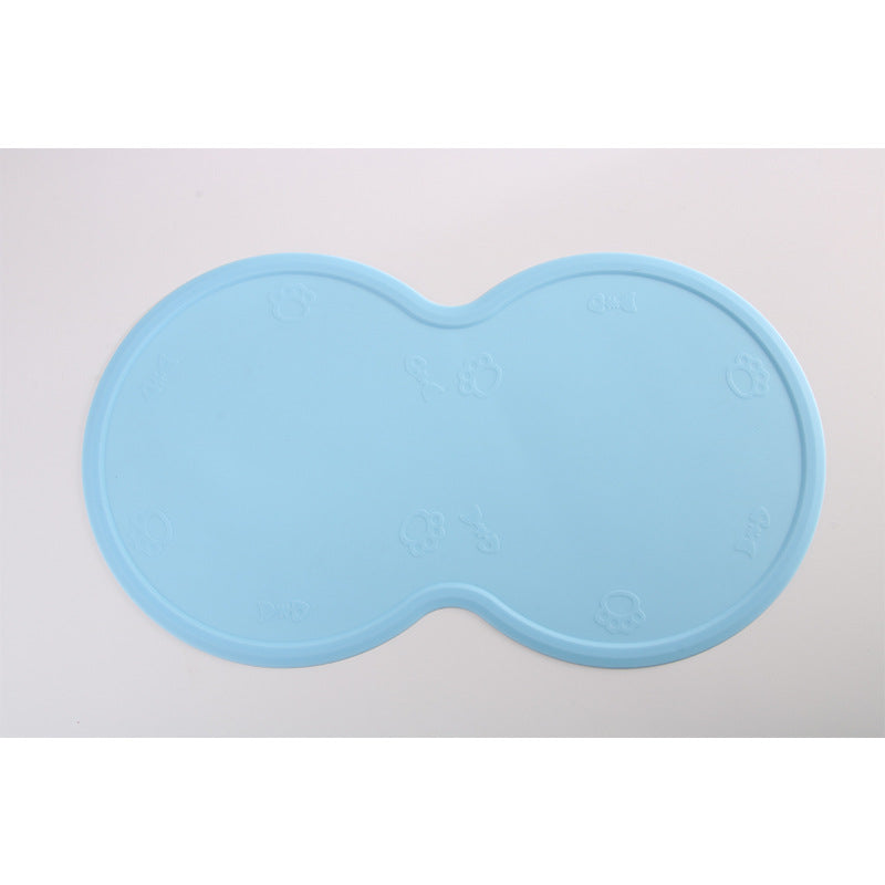 KFX-3000253 Eco-Friendly Food-Grade Silicone Pet Placemat - Durable, Easy to Clean, Non-Slip Design