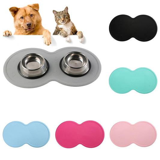KFX-3000253 Eco-Friendly Food-Grade Silicone Pet Placemat - Durable, Easy to Clean, Non-Slip Design