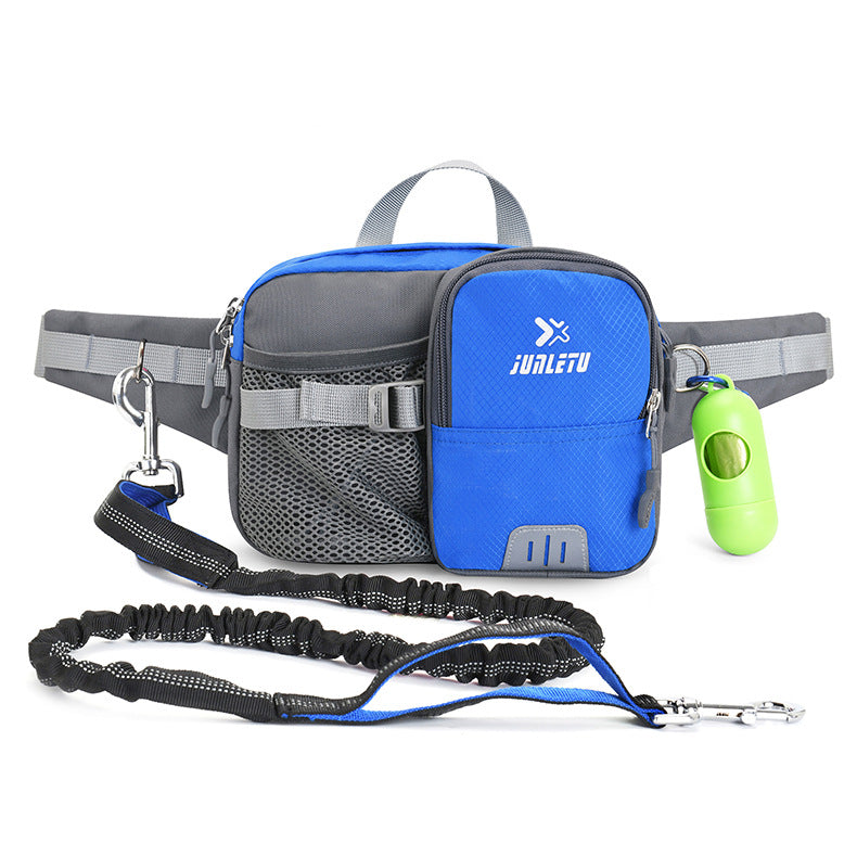 KFX-3003965 Reflective Nylon Dog Walking Rope with Handheld Grip - Multiple Colors Available