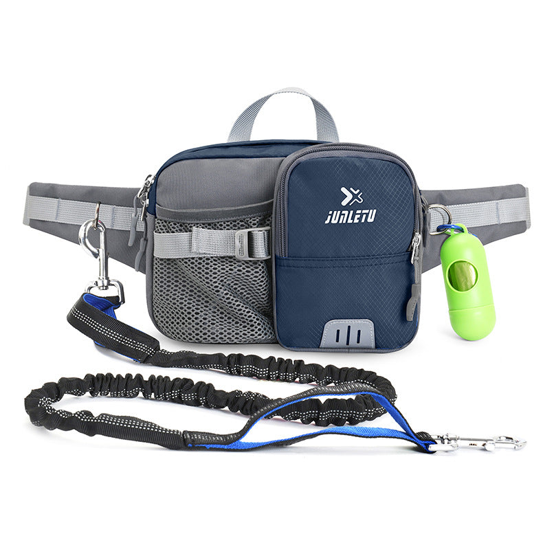 KFX-3003965 Reflective Nylon Dog Walking Rope with Handheld Grip - Multiple Colors Available