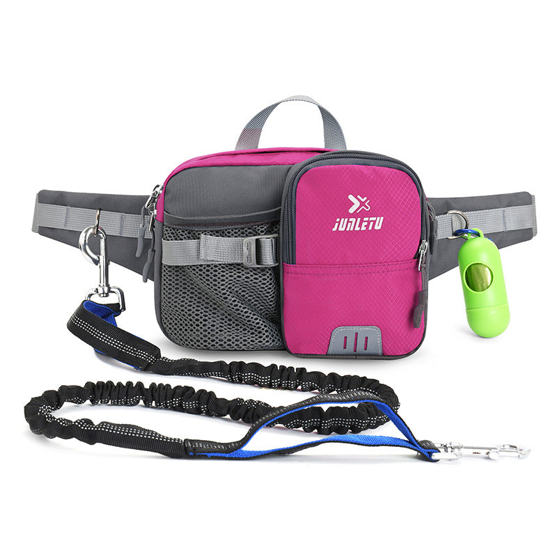 KFX-3003965 Reflective Nylon Dog Walking Rope with Handheld Grip - Multiple Colors Available