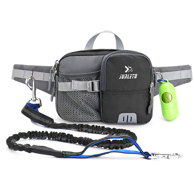 KFX-3003965 Reflective Nylon Dog Walking Rope with Handheld Grip - Multiple Colors Available