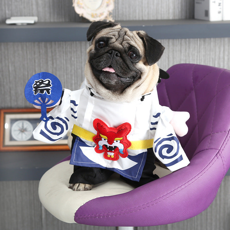 KFX-3008317 Casual Onmyoji Outfit for Dogs - Stylish Cloth Pet Apparel in Sizes S to XL