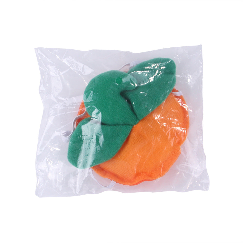 KFX-3008957 Pet Green Leaf Pumpkin Headgear for Festive Pet Costumes
