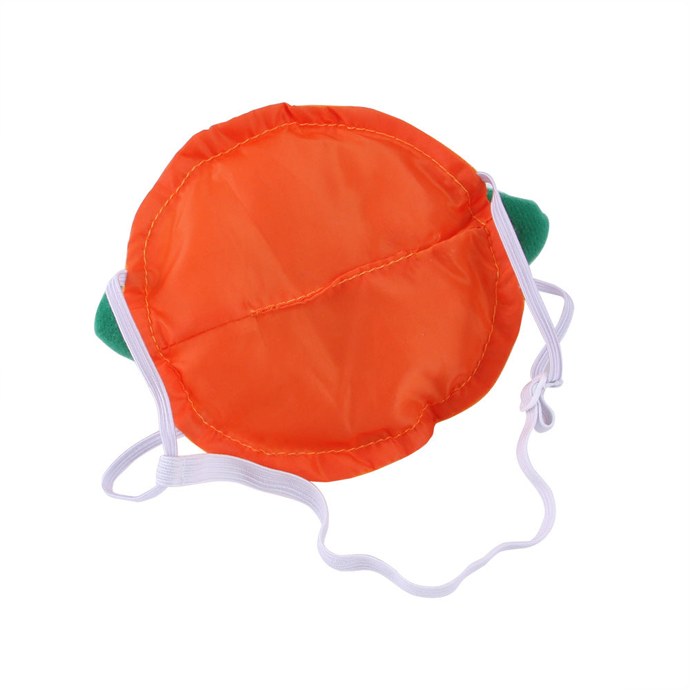 KFX-3008957 Pet Green Leaf Pumpkin Headgear for Festive Pet Costumes