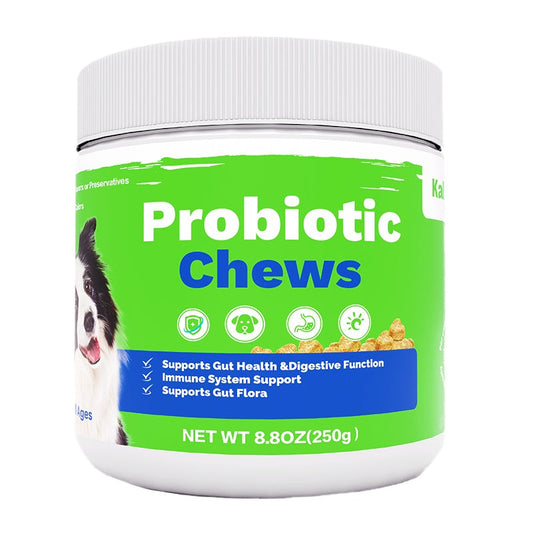 KFX-3009981 Probiotic Chews for Pets - Soft Digestion Support Treats for All Sizes