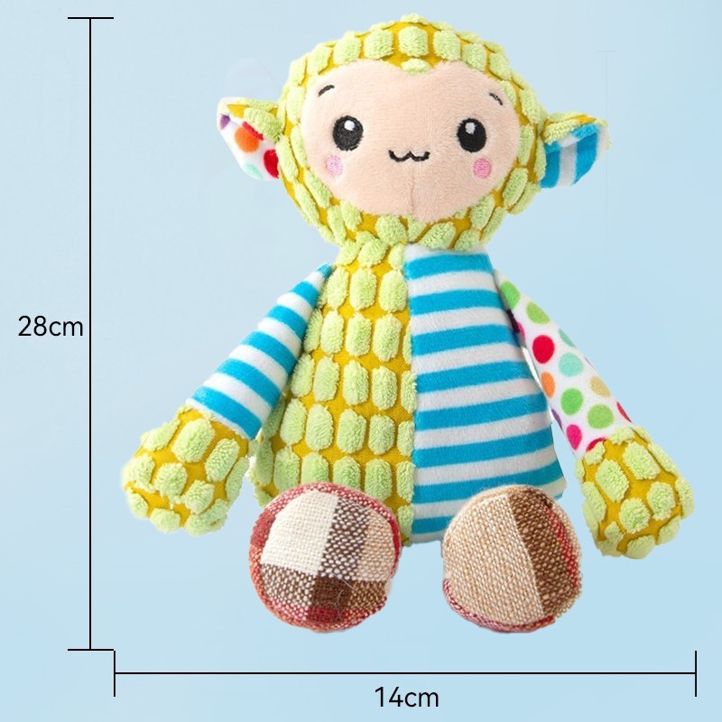 KFX-3010749 Plush Sound Toy for Dogs - Variety of Fun Animal Designs to Relieve Boredom