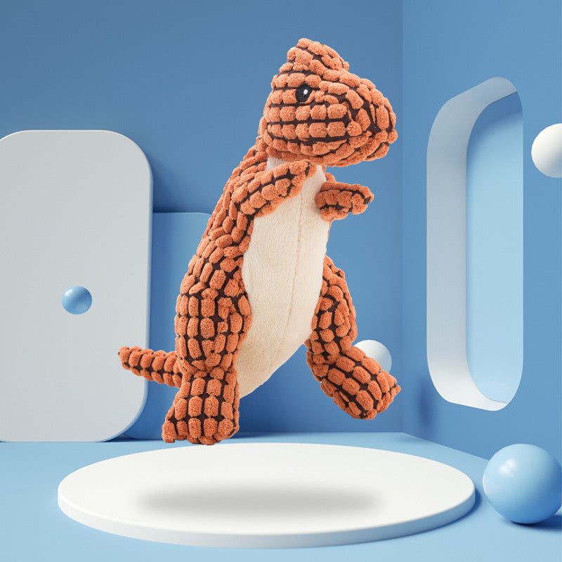 KFX-3010749 Plush Sound Toy for Dogs - Variety of Fun Animal Designs to Relieve Boredom