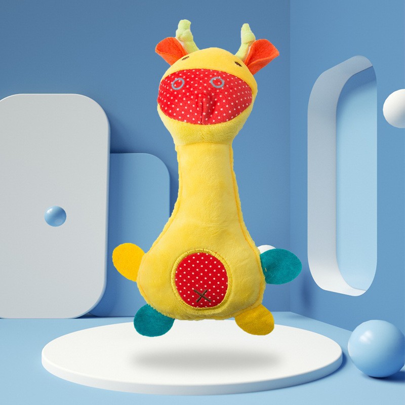 KFX-3010749 Plush Sound Toy for Dogs - Variety of Fun Animal Designs to Relieve Boredom
