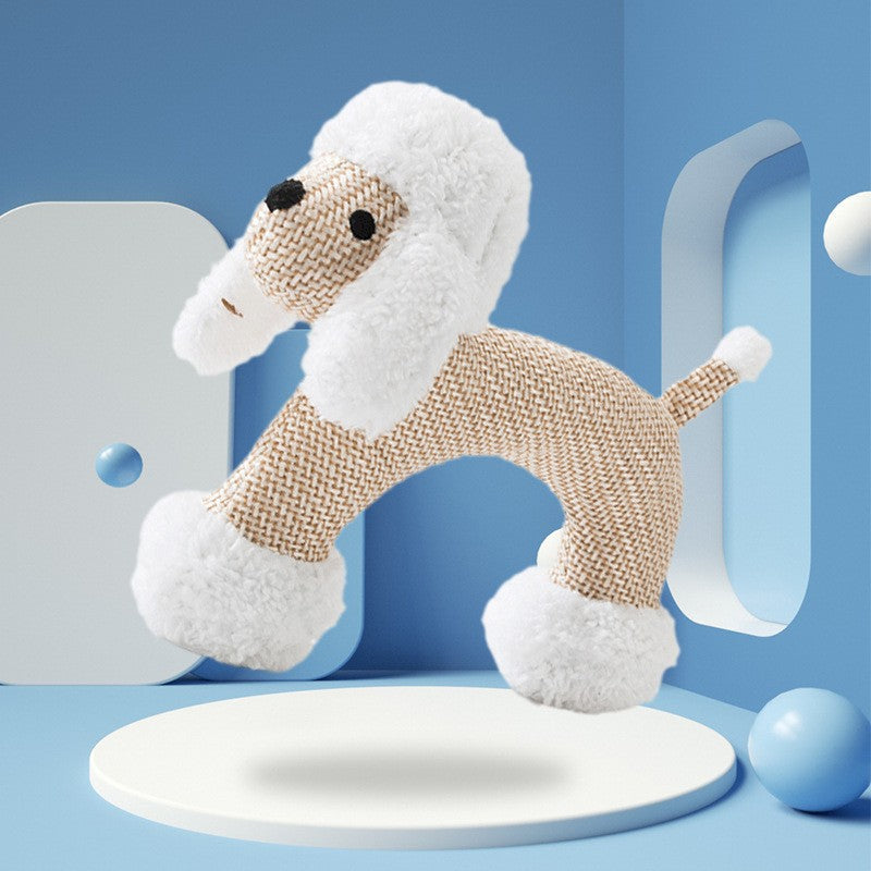 KFX-3010749 Plush Sound Toy for Dogs - Variety of Fun Animal Designs to Relieve Boredom