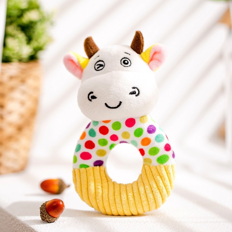 KFX-3010749 Plush Sound Toy for Dogs - Variety of Fun Animal Designs to Relieve Boredom