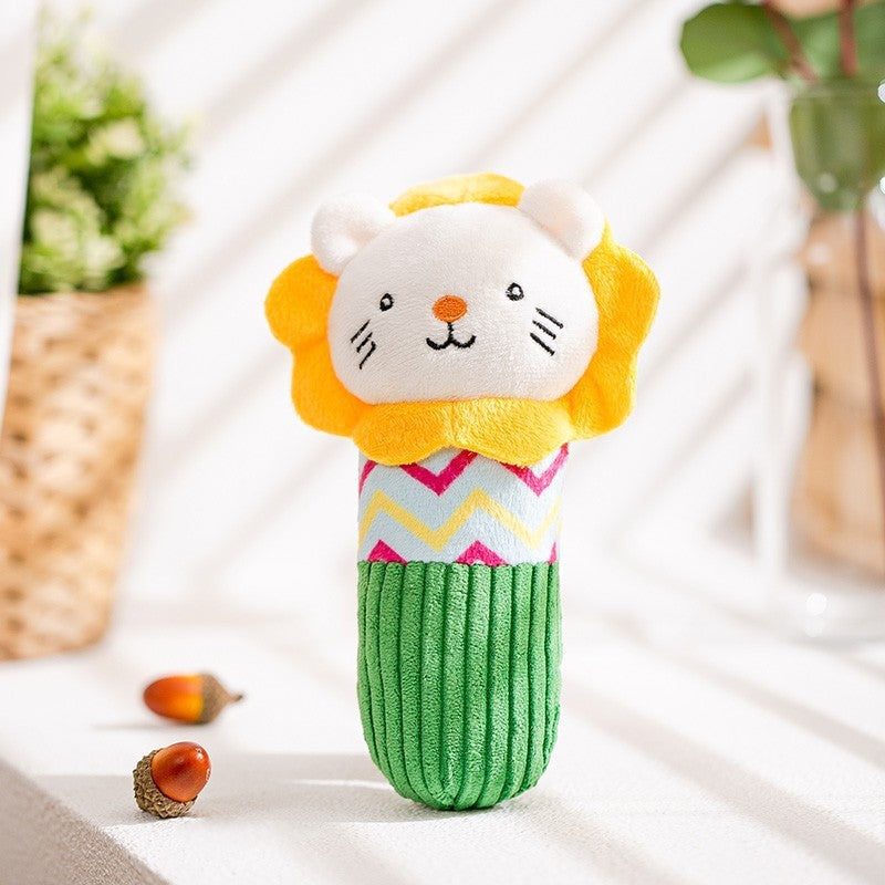 KFX-3010749 Plush Sound Toy for Dogs - Variety of Fun Animal Designs to Relieve Boredom