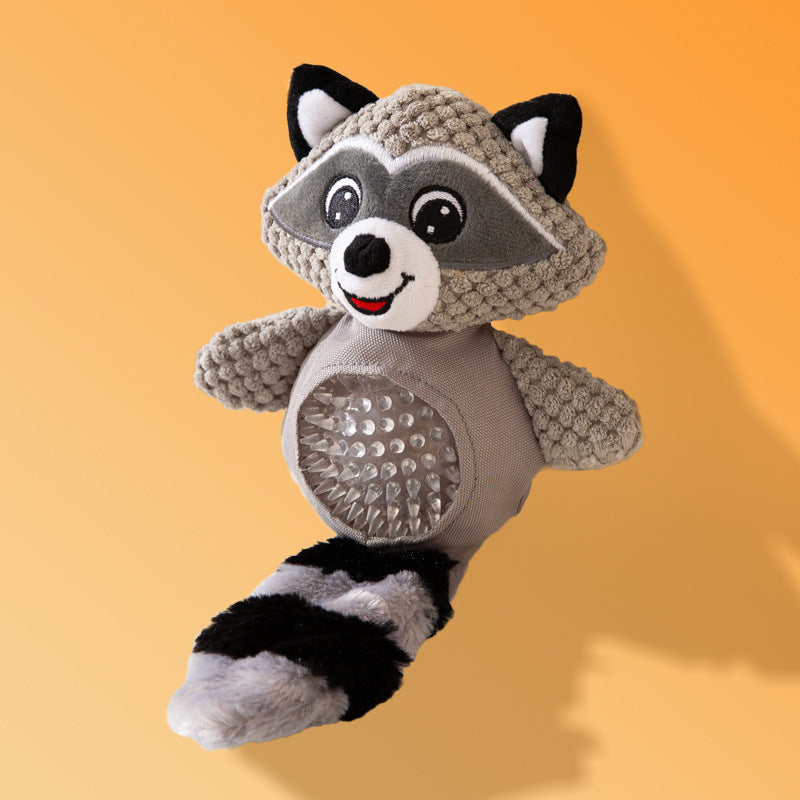 KFX-3010749 Plush Sound Toy for Dogs - Variety of Fun Animal Designs to Relieve Boredom
