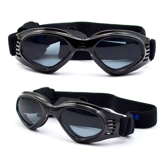 KFX-3011517 Dog Sunglasses with UV400 Protection - Full Frame Pet Goggles in Multiple Colors for Outdoor Activities