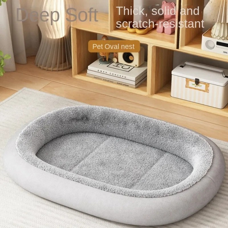 KFX-3017149 Thickened Winter Dog and Cat Kennel for Small to Medium Pets - All-Season Comfort