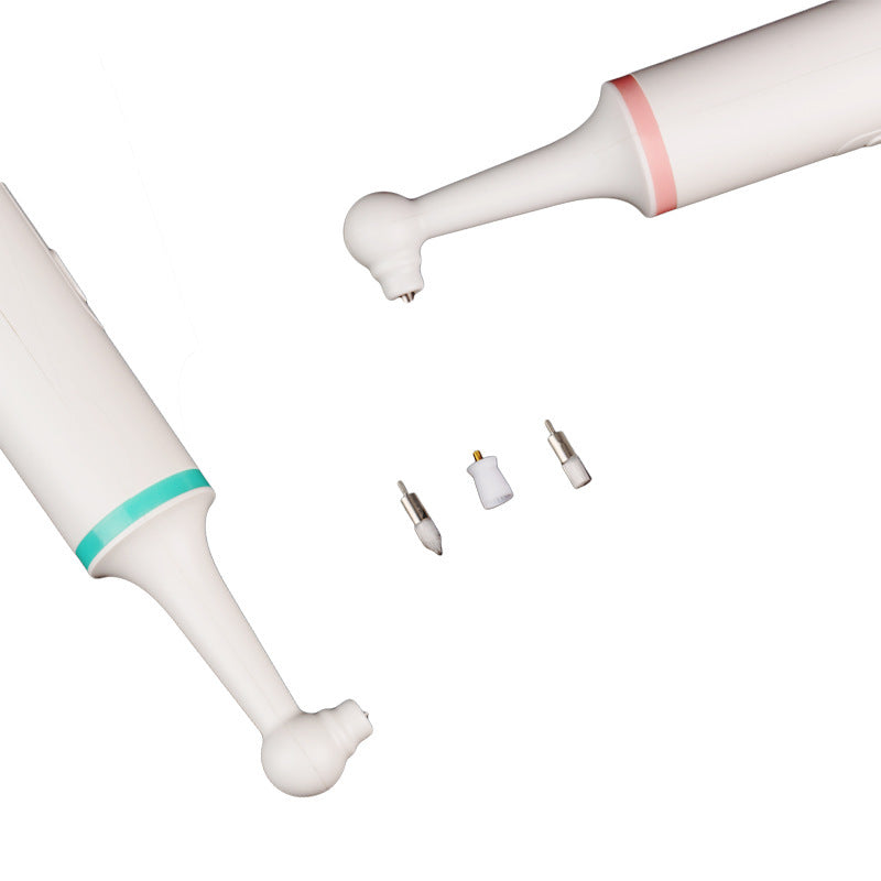 KFX-3017533 Pet Electric Tooth Polisher with Threaded Brush Head and Two Power Supply Options