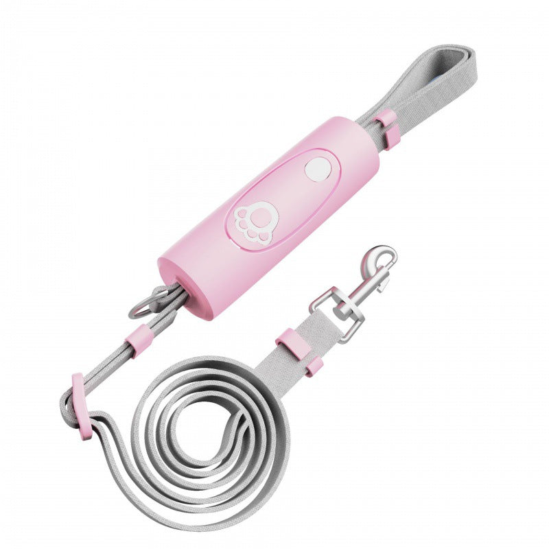 KFX-3019453 Elastic Nylon Dog Leash for Small and Medium Breeds - Various Colors Available