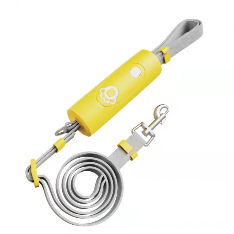 KFX-3019453 Elastic Nylon Dog Leash for Small and Medium Breeds - Various Colors Available