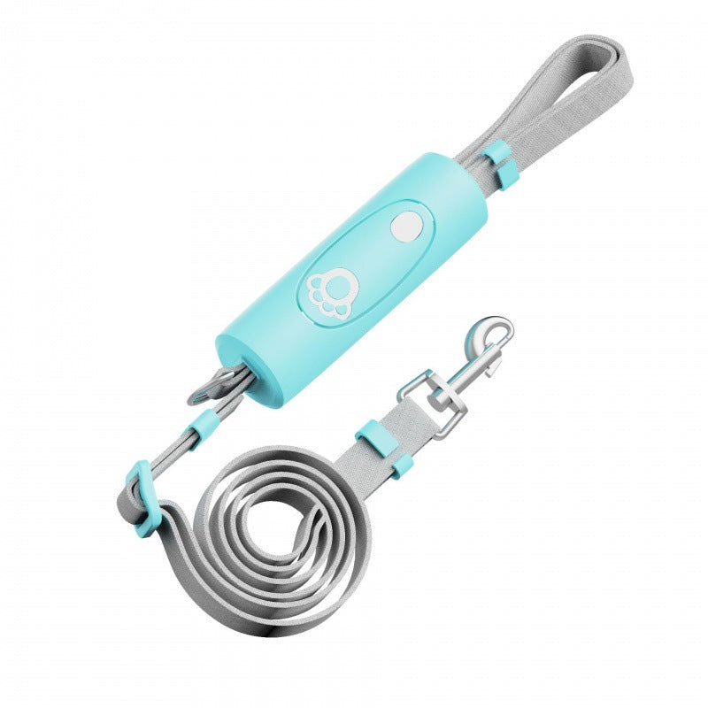 KFX-3019453 Elastic Nylon Dog Leash for Small and Medium Breeds - Various Colors Available