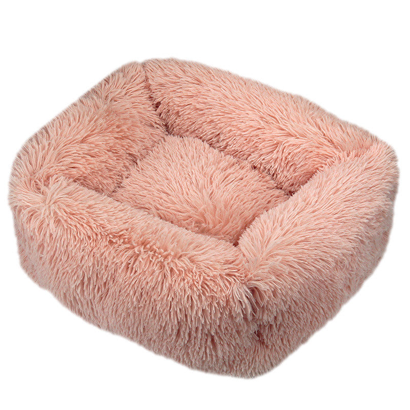 KFX-3019709 Cozy Long Hair Square Pet Nest Mat in Various Colors and Sizes