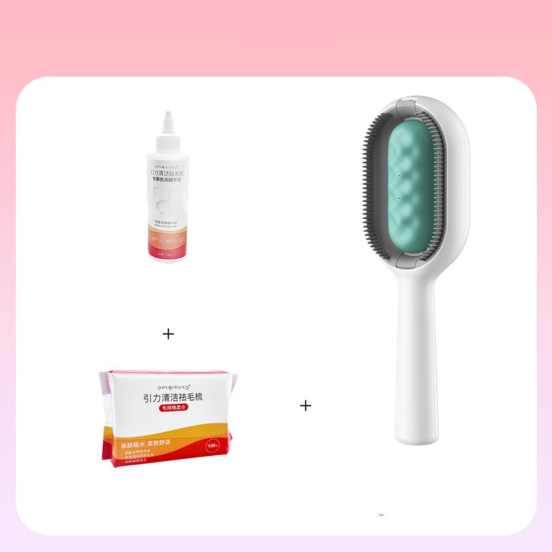 KFX-3021245 Pet Hair Removal Comb with ABS Silicone for Effective Grooming